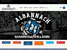 Tablet Screenshot of albannachmusic.com